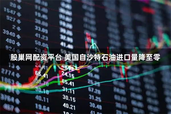 股巢网配资平台 美国自沙特石油进口量降至零